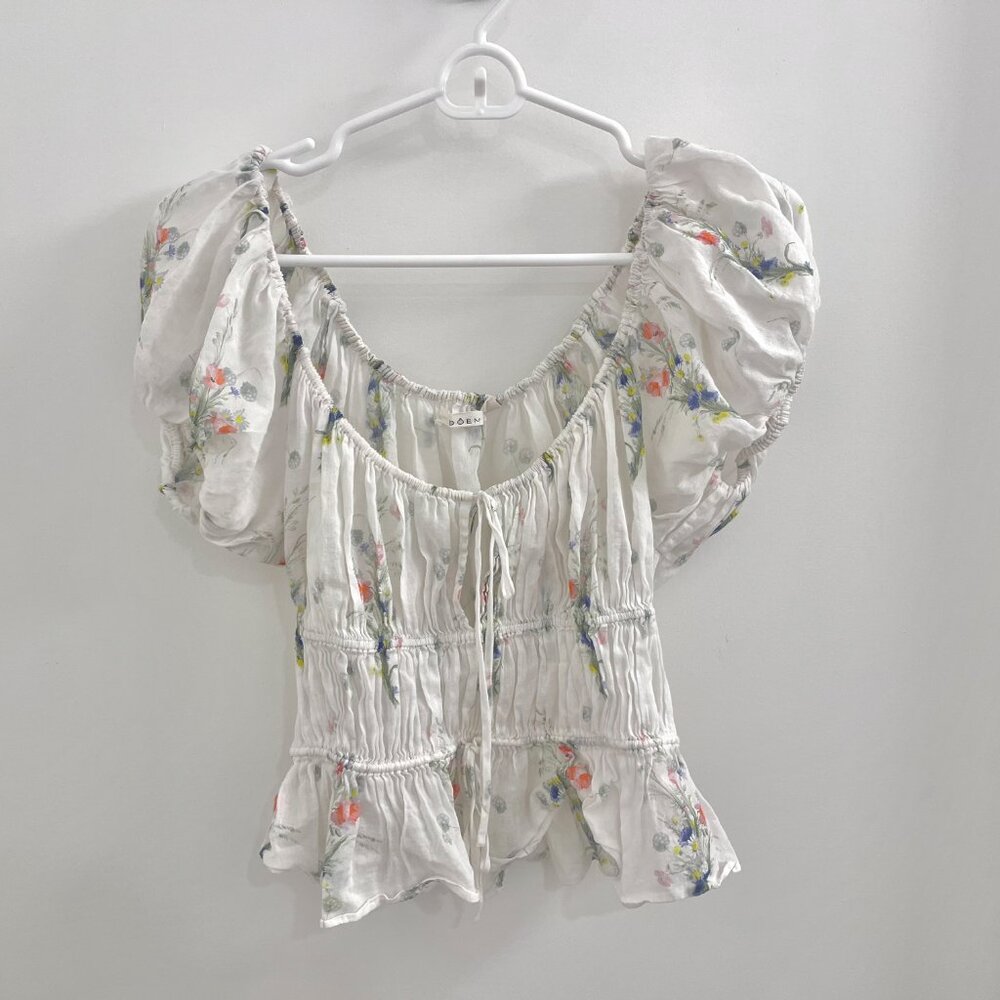 Doen Adie Top in Painted Bouquet Medium